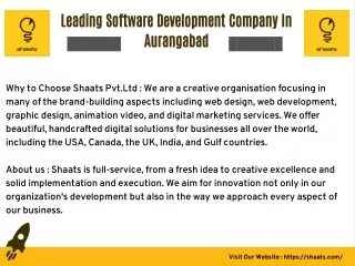 leading software development company in aurangabad