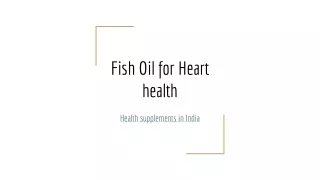 How Fish Oil Improves Heart Health