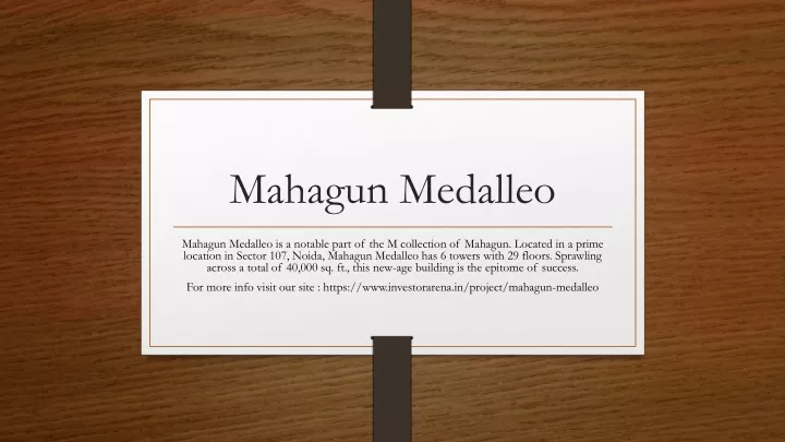 mahagun medalleo