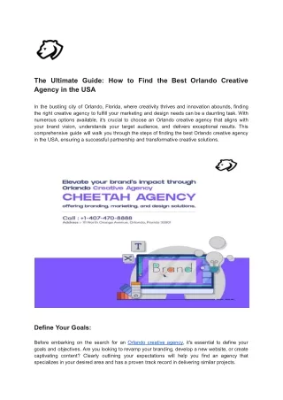 The Ultimate Guide_ How to Find the Best Orlando Creative Agency in the USA