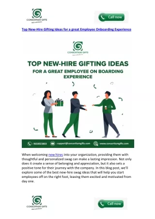 Top New-Hire Gifting Ideas for a great Employee Onboarding Experience