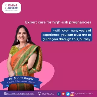 Expecting a high-risk pregnancy, Top Gynecologist In HSR Layout-Dr. Sunita Pawar