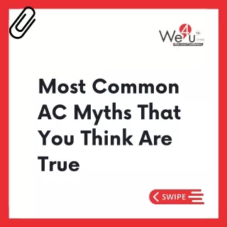 Most Common AC Myths That You Think Are True