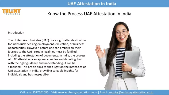 uae attestation in india