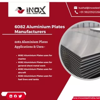 Inox Steel India - Aluminium Sheet | Aluminium Plates | 6082 T6 Aluminium Sheet