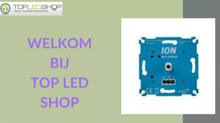 welkom bij top led shop