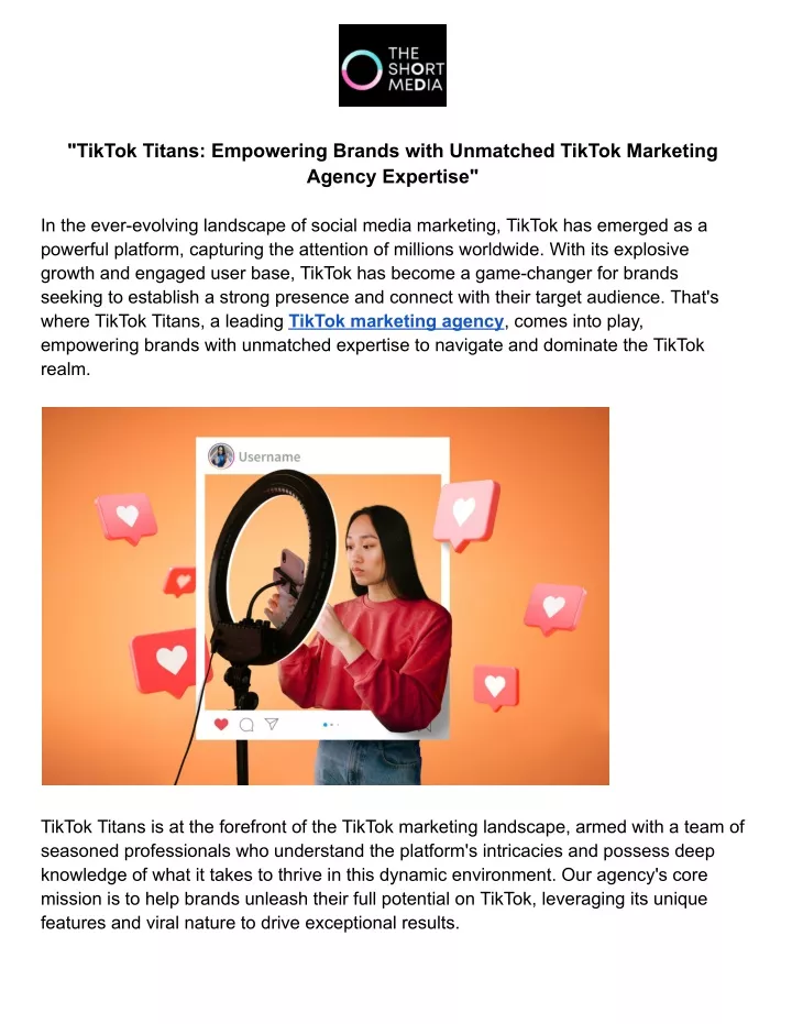 tiktok titans empowering brands with unmatched