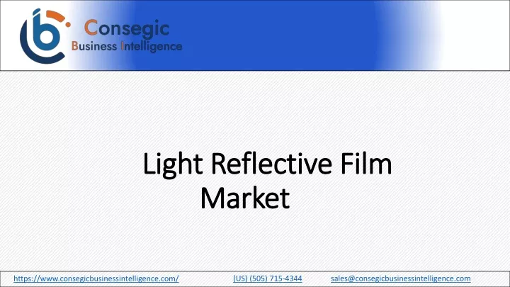 light reflective film market