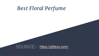 Best Floral Perfume