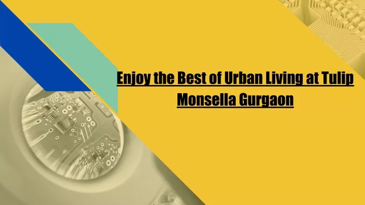 enjoy the best of urban living at tulip monsella