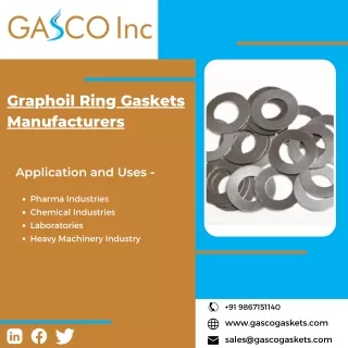 Gasco INC - O Rings Manufacturer | Grafoil Ring Gaskets Manufacturers