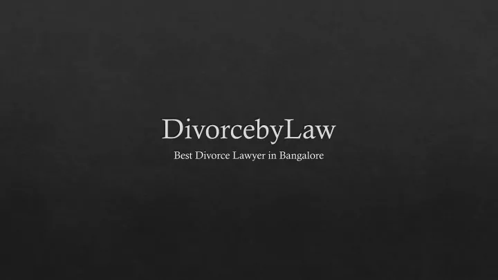 divorcebylaw