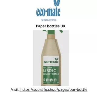 Paper Bottles UK