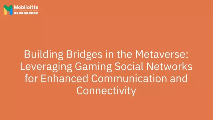 building bridges in the metaverse leveraging