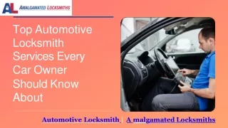Top Automotive Locksmith Services Every Car Owner Should Know About