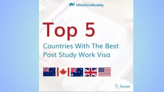 Top 5 Countries with The Best Post Study Work Visa