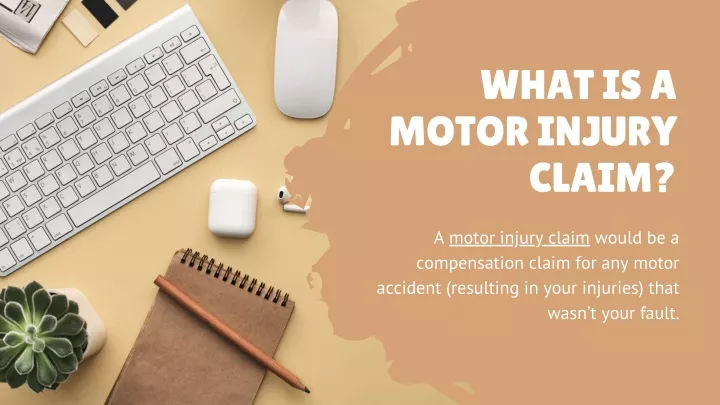 what is a motor injury claim