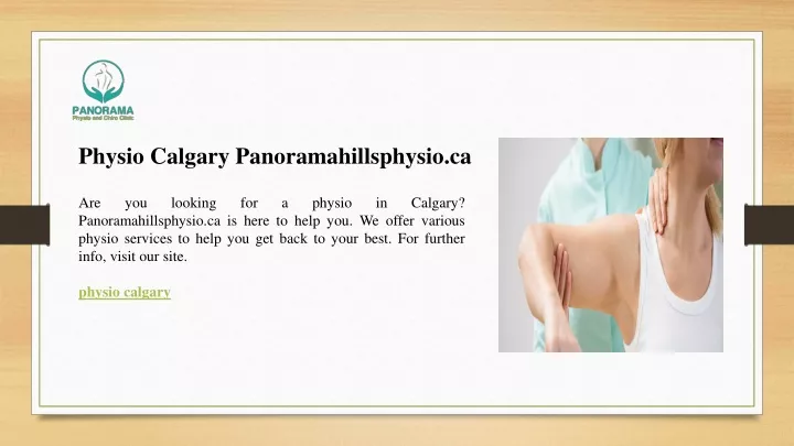 physio calgary panoramahillsphysio ca