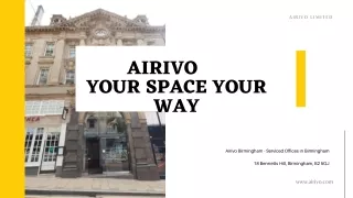 Airivo Serviced Office - Your Space Your Way