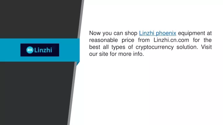 now you can shop linzhi phoenix equipment