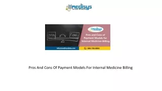pros and cons of payment models for internal