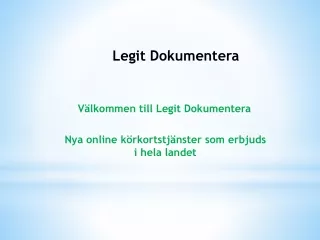 Nya online körkortstjänster som erbjuds i hela landet