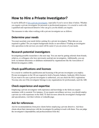 How to Hire a Private Investigator.docx