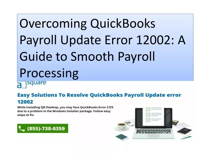 overcoming quickbooks payroll update error 12002