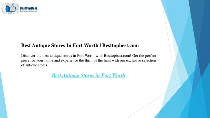 best antique stores in fort worth besttopbest