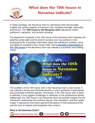 in vedic astrology the navamsa chart