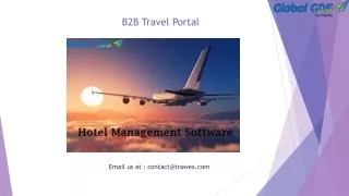 b2b travel portal