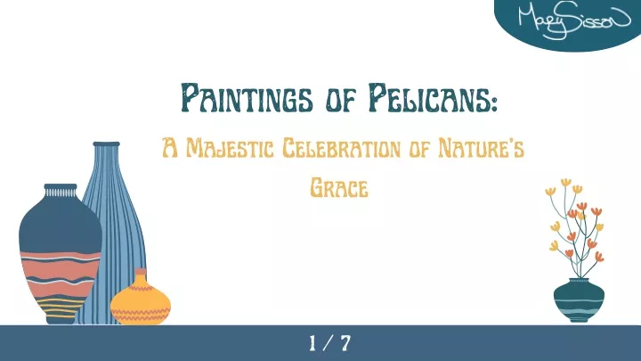 paintings of pelicans