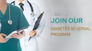 Join our Diabetes Reversal Program