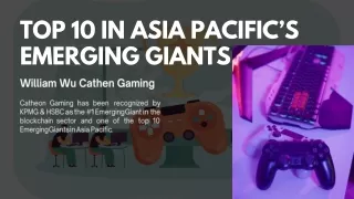 William Wu Catheon Gaming Leads Apac's Blockchain Gaming Revolution