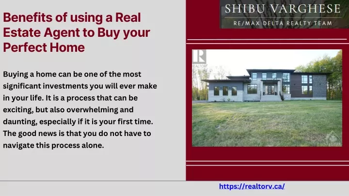 benefits of using a real estate agent to buy your