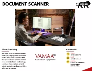 Document Scanner | VAMAA | Portable Scanners | E-Education Equipments