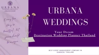Bangkok Wedding Planner