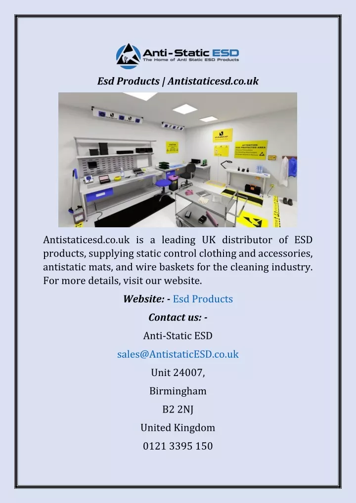 esd products antistaticesd co uk