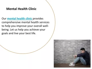 Mental Health Clinic