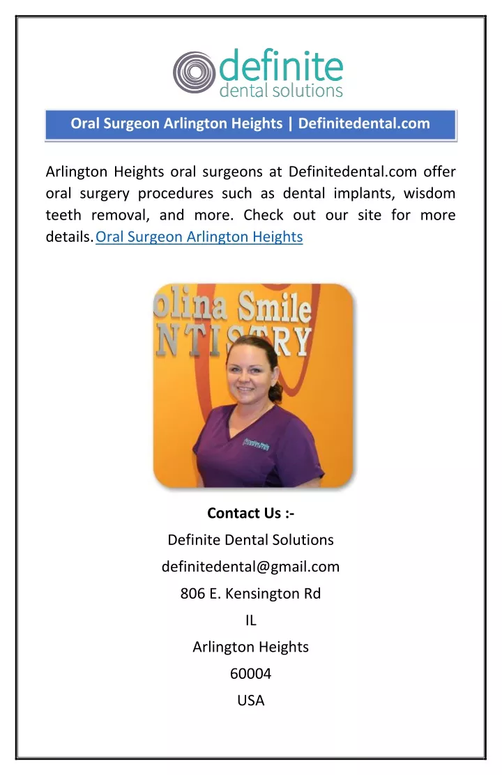 oral surgeon arlington heights definitedental com
