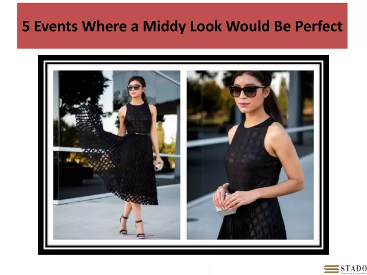 5 events where a middy look would be perfect