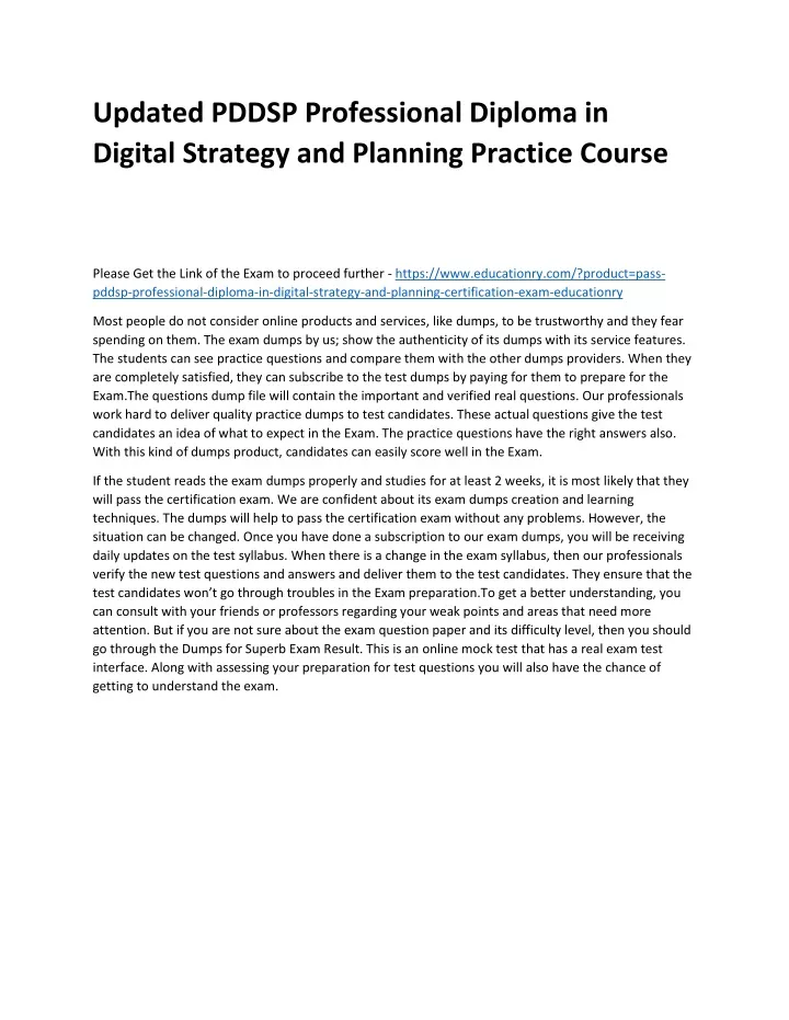 updated pddsp professional diploma in digital