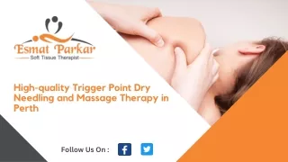High-quality Trigger Point Dry Needling and Massage Therapy in Perth