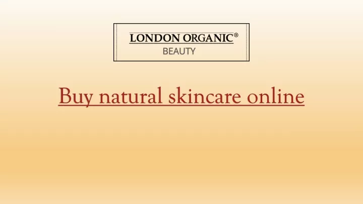 buy natural skincare online