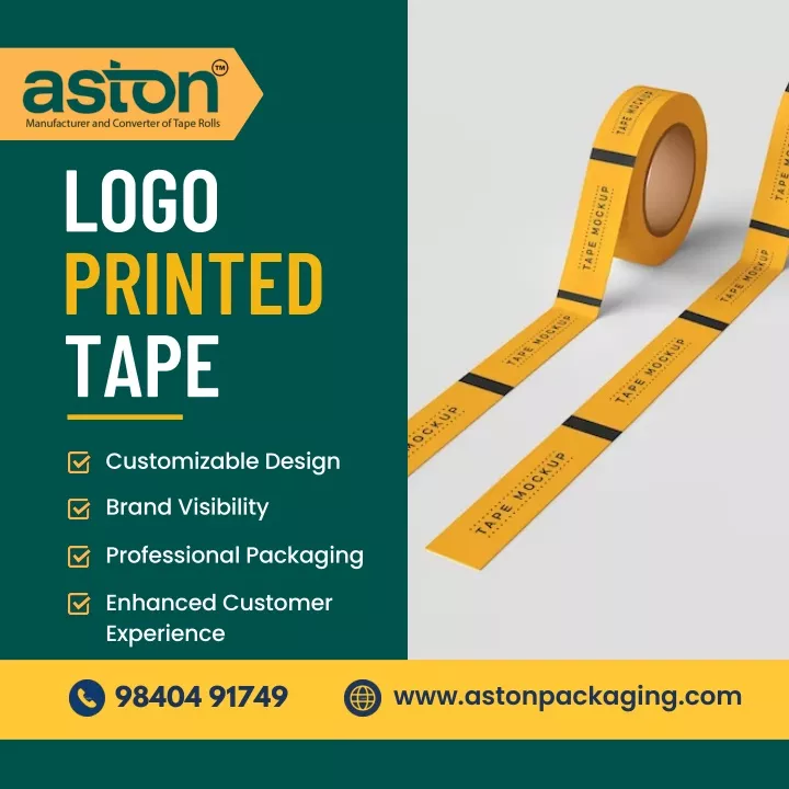 logo printed tape