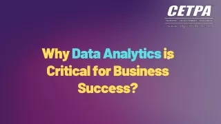why data analytics is critical for business