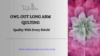 Thread and Needle Magic Custom Quilting Service In Estevan Sk