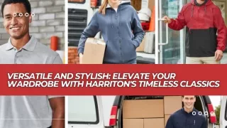 Versatile and Stylish Elevate Your Wardrobe with Harriton's Timeless Classics