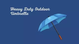 Heavy Duty Outdoor Umbrella
