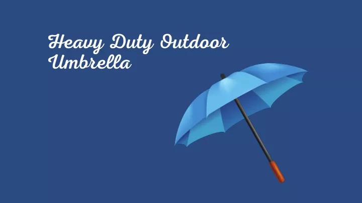 heavy duty outdoor umbrella